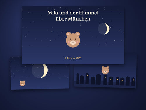 Beispielseiten der personalisierten Gute-Nacht-Geschichte